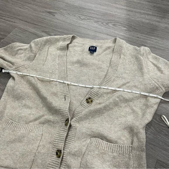 Gap cashsoft oatmeal cardigan m - Picture 7 of 7